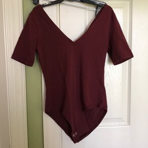 Maroon Bodysuit